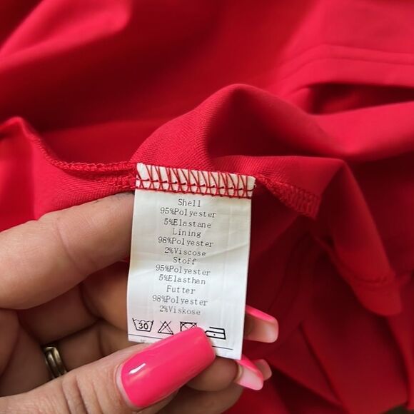 Belle Poque Two-Way Ruched Spaghetti Straps Off-Shoulder Bodycon Cocktail Dress - Picture 12 of 15